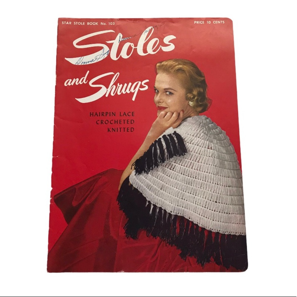 1950s Star Stole Book No. 103 Stoles and  Shrugs